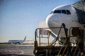 Illustration at Charles de Gaulle Airport in Paris