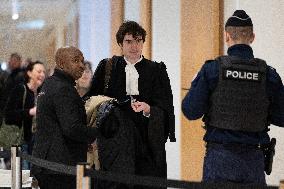 Nicolas Sarkozy trial for illegal campaign financing from Lybia - Paris