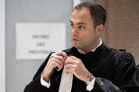 Nicolas Sarkozy trial for illegal campaign financing from Lybia - Paris