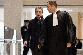 Nicolas Sarkozy trial for illegal campaign financing from Lybia - Paris