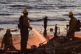 Wildfires Continue In Los Angeles County
