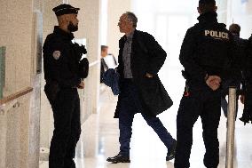 Nicolas Sarkozy trial for illegal campaign financing from Lybia - Paris