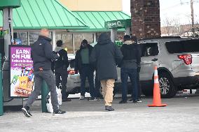 FBI Arrests A Man At Quick Chek Parking Lot At 720 Washington Avenue In Carlstadt New Jersey