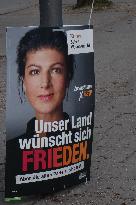 Bundestag Election 2025 Campaign Posters In Munich