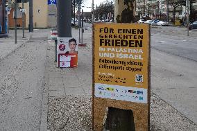 Bundestag Election 2025 Campaign Posters In Munich