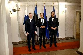 Summit of the Baltic Sea NATO countries in Helsinki