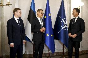Summit of the Baltic Sea NATO countries in Helsinki