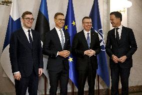 Summit of the Baltic Sea NATO countries in Helsinki