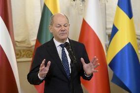 Summit of the Baltic Sea NATO countries in Helsinki