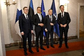 Summit of the Baltic Sea NATO countries in Helsinki
