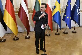 Summit of the Baltic Sea NATO countries in Helsinki