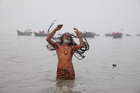 ''Makar Sankranti'' Festival At Sagar Islad, India