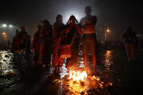 ''Makar Sankranti'' Festival At Sagar Islad, India