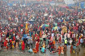 ''Makar Sankranti'' Festival At Sagar Islad, India