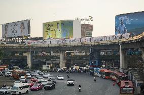 Air Pollution Soars To Harmful Health Levels In Bangkok.