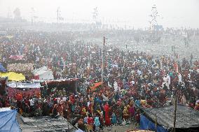 ''Makar Sankranti'' Festival At Sagar Islad, India