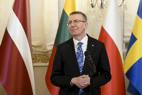 Summit of the Baltic Sea NATO countries in Helsinki