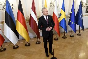 Summit of the Baltic Sea NATO countries in Helsinki