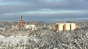Wintry conditions in Estonia