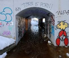 Wintry conditions in Estonia