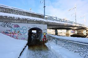 Wintry conditions in Estonia