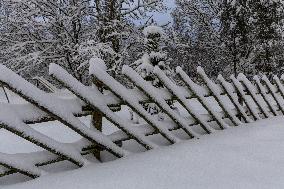 Wintry conditions in Estonia