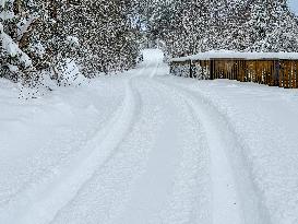 Wintry conditions in Estonia