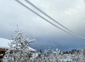 Wintry conditions in Estonia