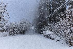 Wintry conditions in Estonia