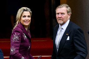 Royals At New Year's Reception - Amsterdam