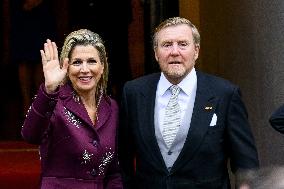Royals At New Year's Reception - Amsterdam