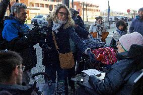 Gathering For Karine Brailly Whose Only Choice Left Is To Live Undignified Life Or Die