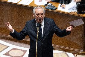 Francois Bayrou replies to MP after general policy statement - Paris