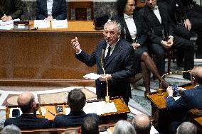 Francois Bayrou replies to MP after general policy statement - Paris