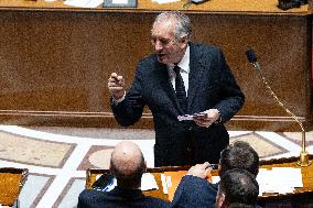 Francois Bayrou replies to MP after general policy statement - Paris