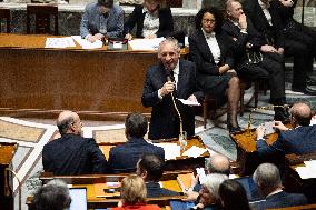 Francois Bayrou replies to MP after general policy statement - Paris