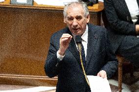 Francois Bayrou replies to MP after general policy statement - Paris