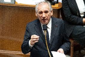 Francois Bayrou replies to MP after general policy statement - Paris