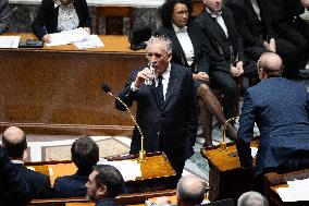 Francois Bayrou replies to MP after general policy statement - Paris