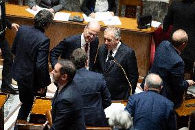 Francois Bayrou replies to MP after general policy statement - Paris