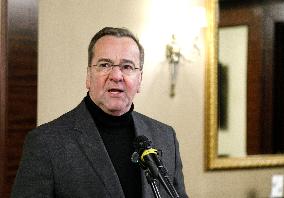 Briefing by German Defense Minister Boris Pistorius