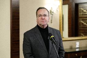Briefing by German Defense Minister Boris Pistorius