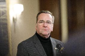 Briefing by German Defense Minister Boris Pistorius