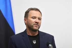 Press conference of Foreign Ministers of Ukraine and Estonia