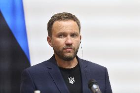 Press conference of Foreign Ministers of Ukraine and Estonia