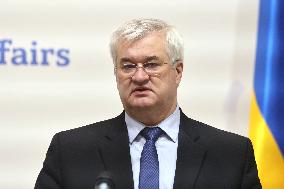 Press conference of Foreign Ministers of Ukraine and Estonia
