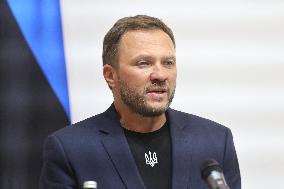 Press conference of Foreign Ministers of Ukraine and Estonia