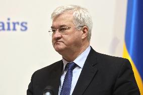 Press conference of Foreign Ministers of Ukraine and Estonia