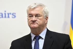 Press conference of Foreign Ministers of Ukraine and Estonia
