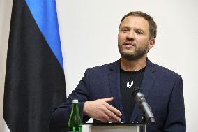 Press conference of Foreign Ministers of Ukraine and Estonia